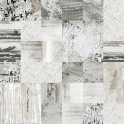 7246-0006 Керамический гранит Декор Айриш 450х450 многоцветный