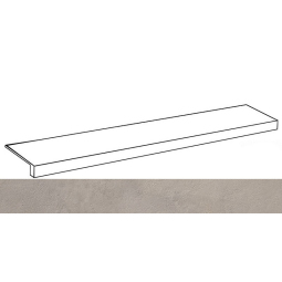 620070001299 Керамический гранит Миллениум Айрон ступень фронтальная 330x1600 