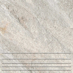 Клинкер ступени Базальт 7 298х298х8 светло-серый 