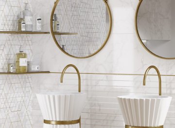 Керамическая плитка Калакатта /  Calacatta