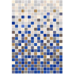 Плитка облицовочная Гламур 2С 275х400 голубой микс