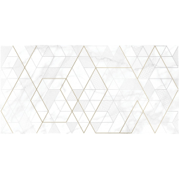 KT2L052DT-36 Вставка Calacatta 298х598 белый ромбы 