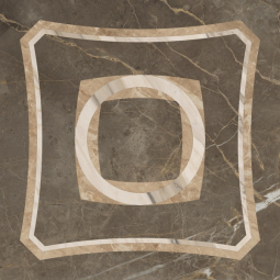 610080000213 Вставка Портофино Интарсио 450х450 серый шлифованный 