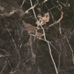 16165 Керамический гранит  Queen 420х420 черный 