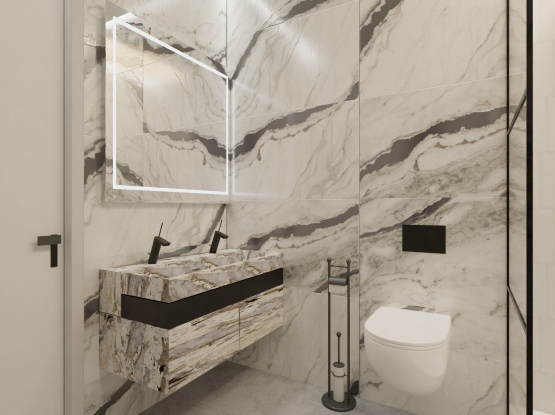 Керамогранит Сивон Статуарио / Sivon Statuario (БЕЛЛЕЗА / BELLEZA)