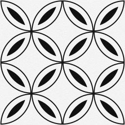 17922 Керамический гранит Stream 298х298 геометрия белый 