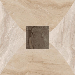 610080000208 Керамический гранит Вставка Венеция 450х450 бежевый Сан Марко шлифованный