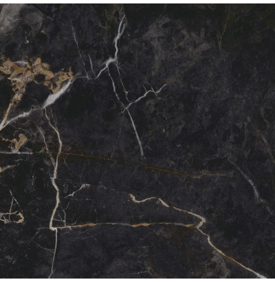 17210 Керамический гранит  Queen 420х420 черный  УТ000018421