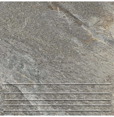 Клинкер ступени Базальт 2 298х298х8 тёмно-серый  УТ000019616