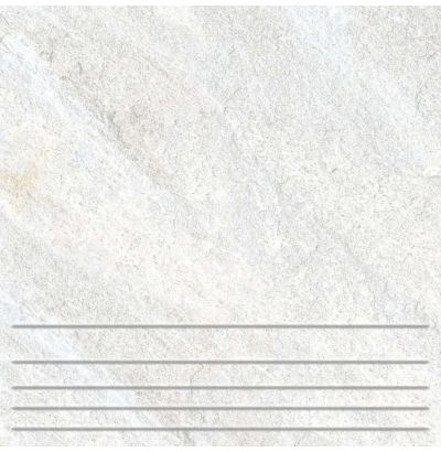 Клинкер ступени Базальт 8 298х298х8 белый  УТ000019620