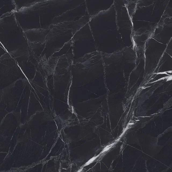 Керамический гранит FRENCH BLACK 600x600 high gloss 